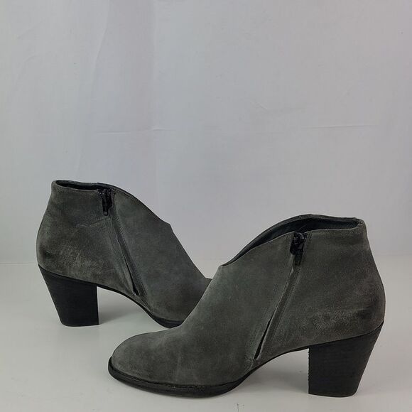 Paul Green Delgado Suede Leather Women's Ankle Boots - Picture 4 of 14